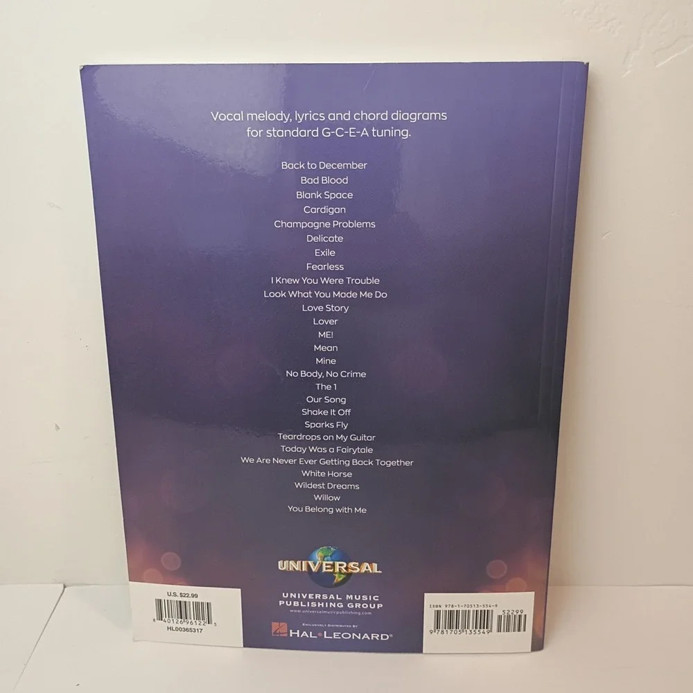 Taylor Swift - Ukulele Collection Songbook | 27 Easy Songs to Strum and Sing for